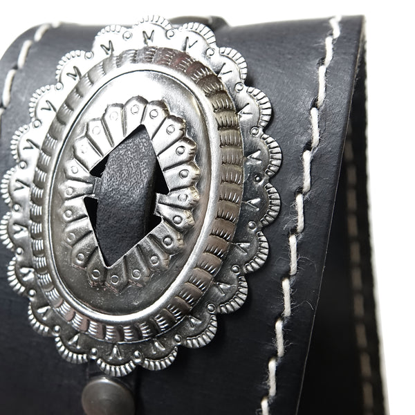 Motörhead Concho Black / Old Silver Guitar Strap #1565