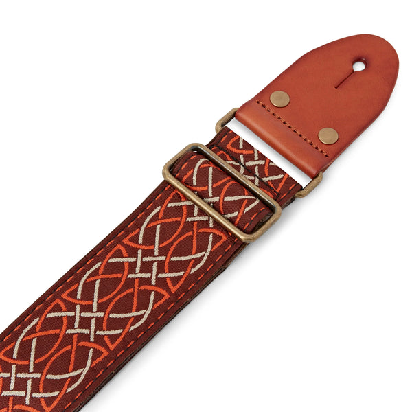 Isuzi GT51 Traditional Chinese Design, Multi Colour, Woven Guitar Strap
