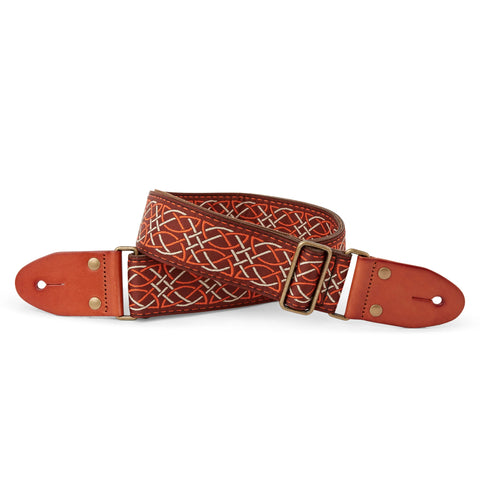 Isuzi GT51 Traditional Chinese Design, Multi Colour, Woven Guitar Strap