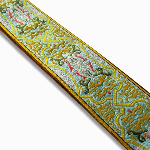 Isuzi GT53 Traditional Chinese Symbol, Multi Colour, Woven Guitar Strap