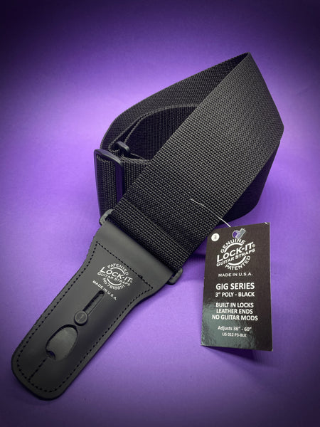 Lock-It, Poly Black, Gig Series 3 inch