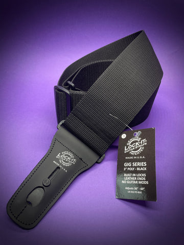 Lock-It, Poly Black, Gig Series 3 inch