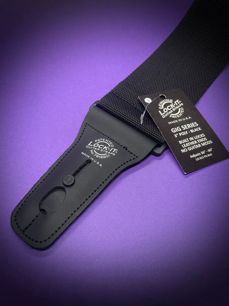 Lock-It, Poly Black, Gig Series 3 inch