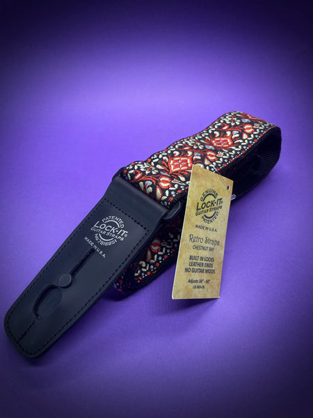 LOCK-IT Chestnut Bay Strap, Jacquard Retro Series