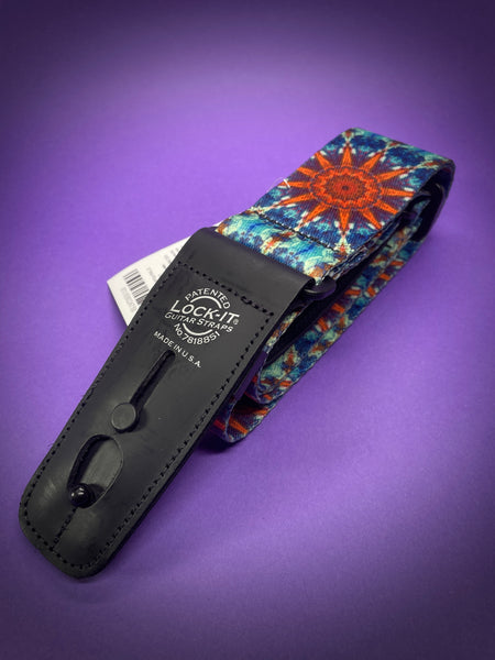 LOCK-IT Psychedelic Sunburst Strap, Poly Plush Series