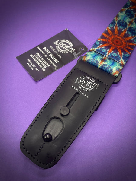 LOCK-IT Psychedelic Sunburst Strap, Poly Plush Series