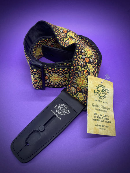 LOCK-IT lemon Chill Strap, Jacquard Retro Series
