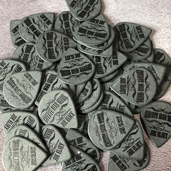 Delrinex Jazz XL Shape Etched Picks - Double Sided - Picktown
