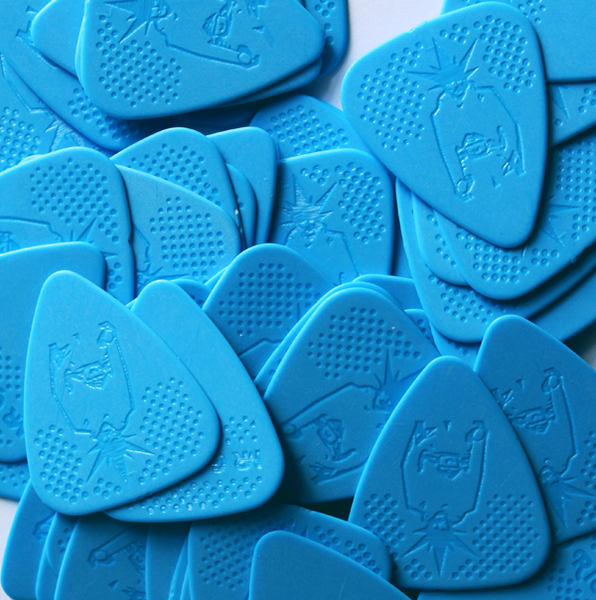 Delrinex ISO Shape Etched Picks - Double Sided - Picktown