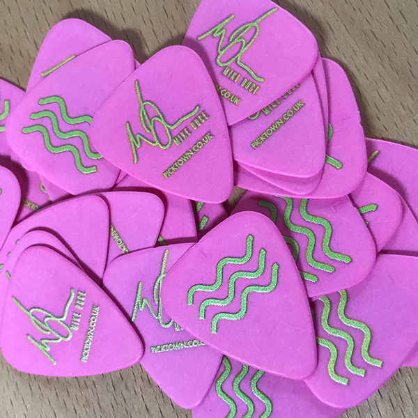 Delrinex ISO Shape Printed Picks - Single Sided - Picktown