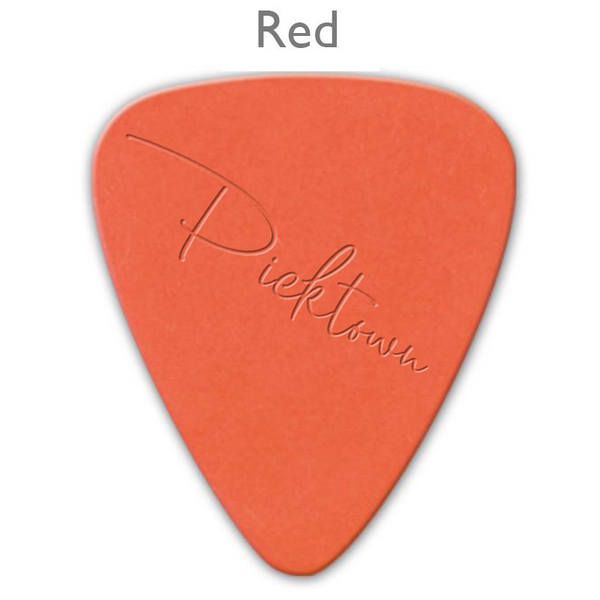 Delrinex ISO Shape Etched Picks - Double Sided - Picktown