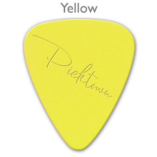 Delrinex ISO Shape Etched Picks - Single Sided - Picktown