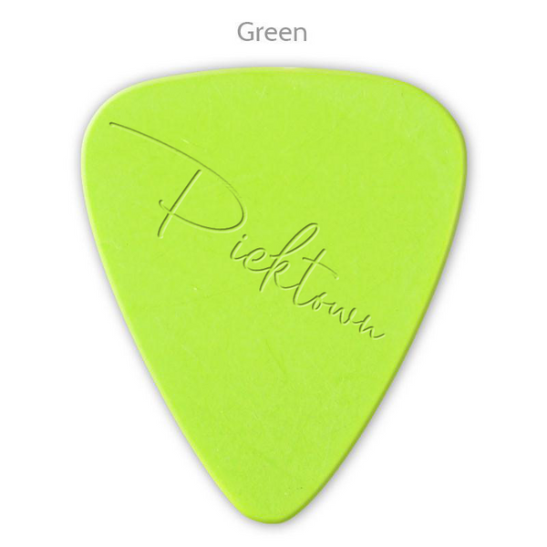 Delrinex ISO Shape Etched Picks - Single Sided - Picktown