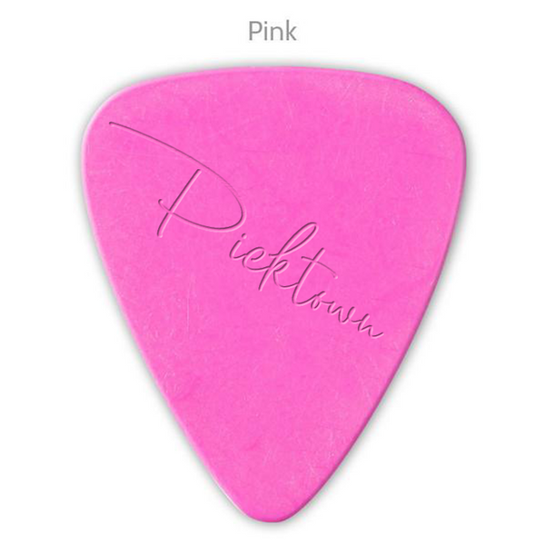 Delrinex ISO Shape Etched Picks - Double Sided - Picktown