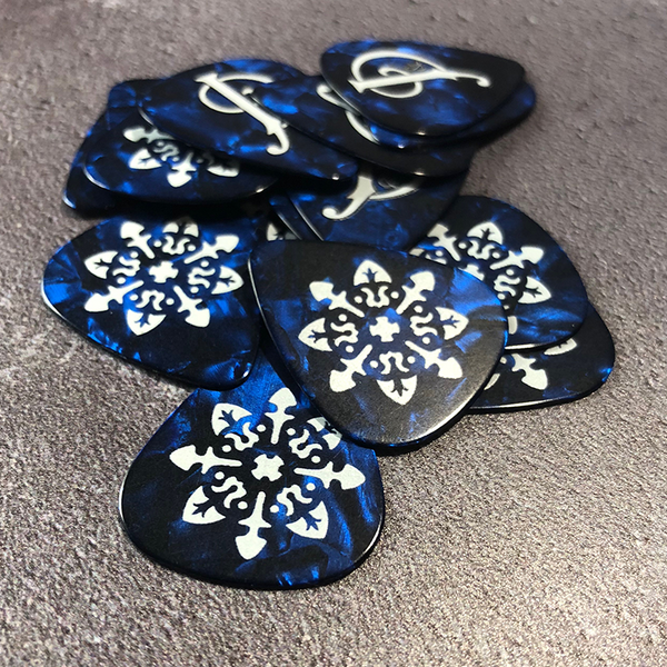 Vintage Celluloid Printed Picks - Double Sided - Picktown