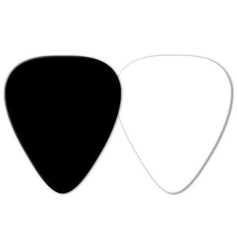 Celluloid Standard Shape Printed Picks - Single Sided - Picktown