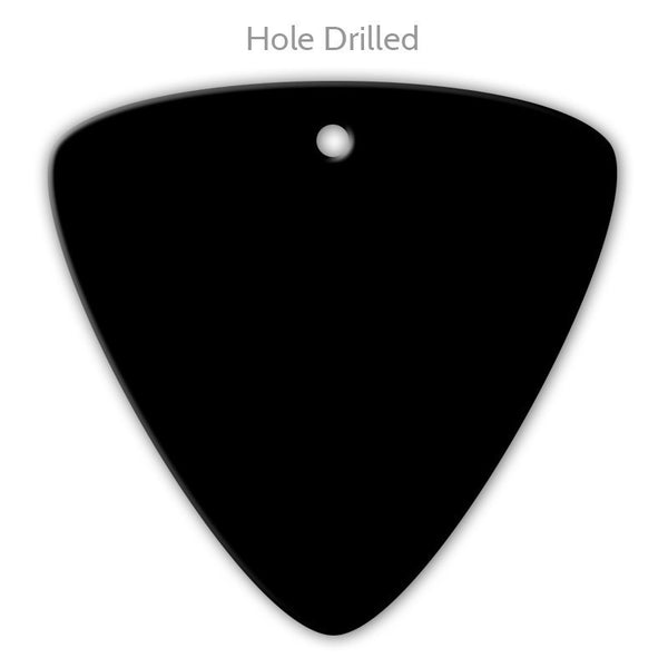 Celluloid Large Triangle Shape Printed Picks - Single Sided - Picktown