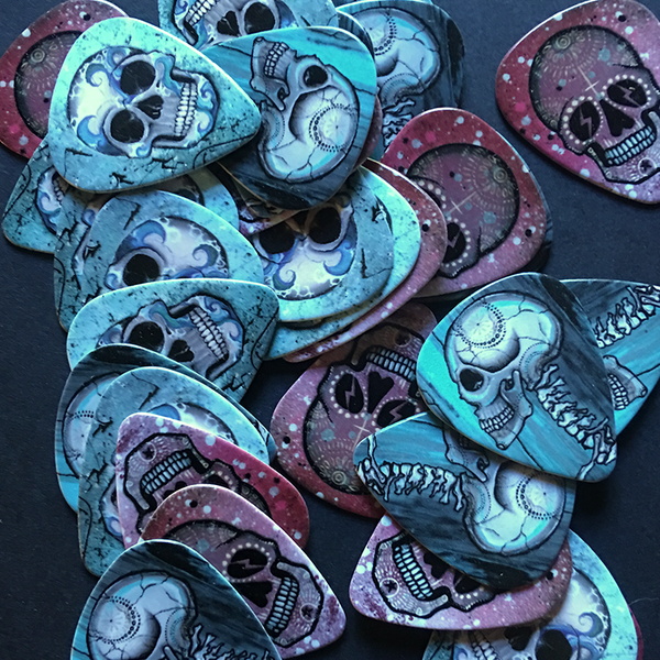 Celluloid Standard Shape Printed Picks - Double Sided - Picktown