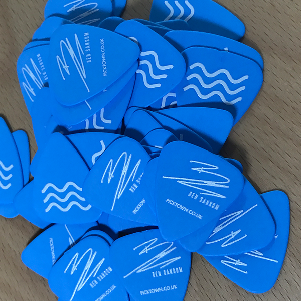 Delrinex ISO Shape Printed Picks - Double Sided - Picktown