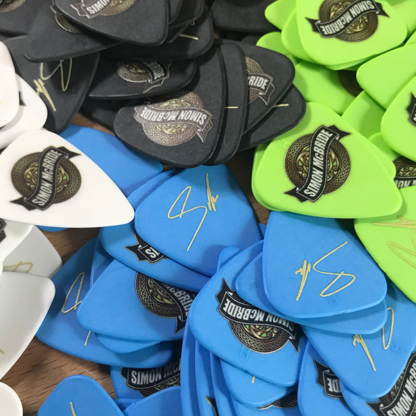 Delrinex ISO Shape Printed Picks - Double Sided - Picktown