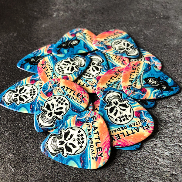 Celluloid Standard Shape Printed Picks - Single Sided - Picktown