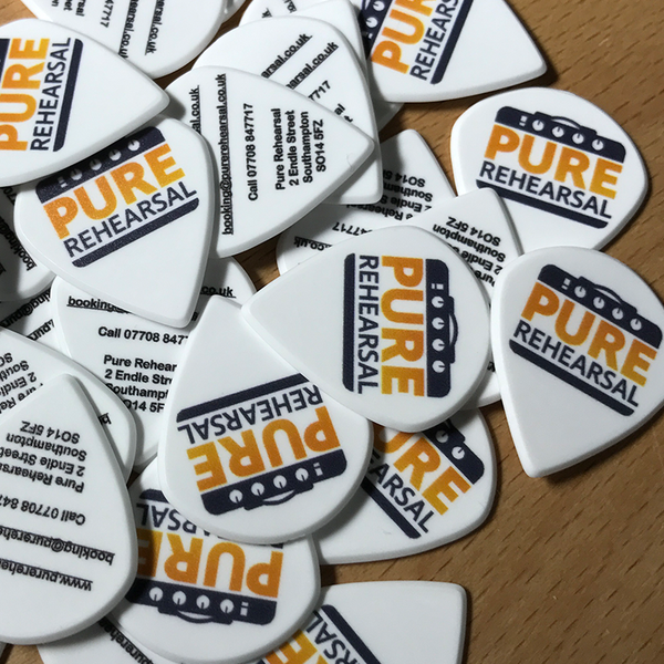 Delrinex Jazz XL Shape Printed Picks - Double Sided - Picktown