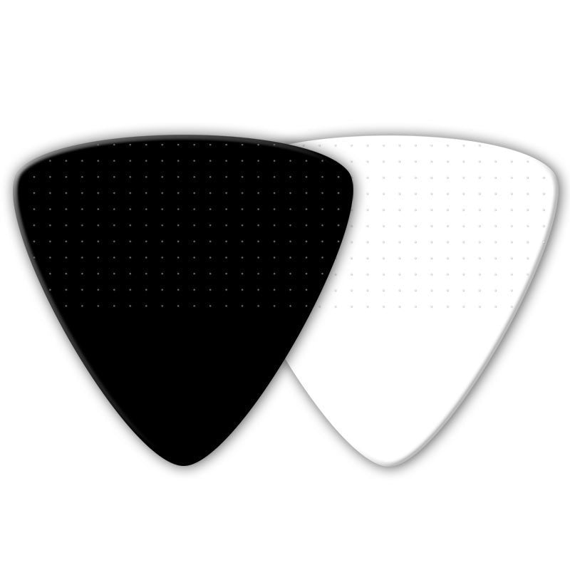 Celluloid Large Triangle Shape TRU GRIP Picks Single Sided